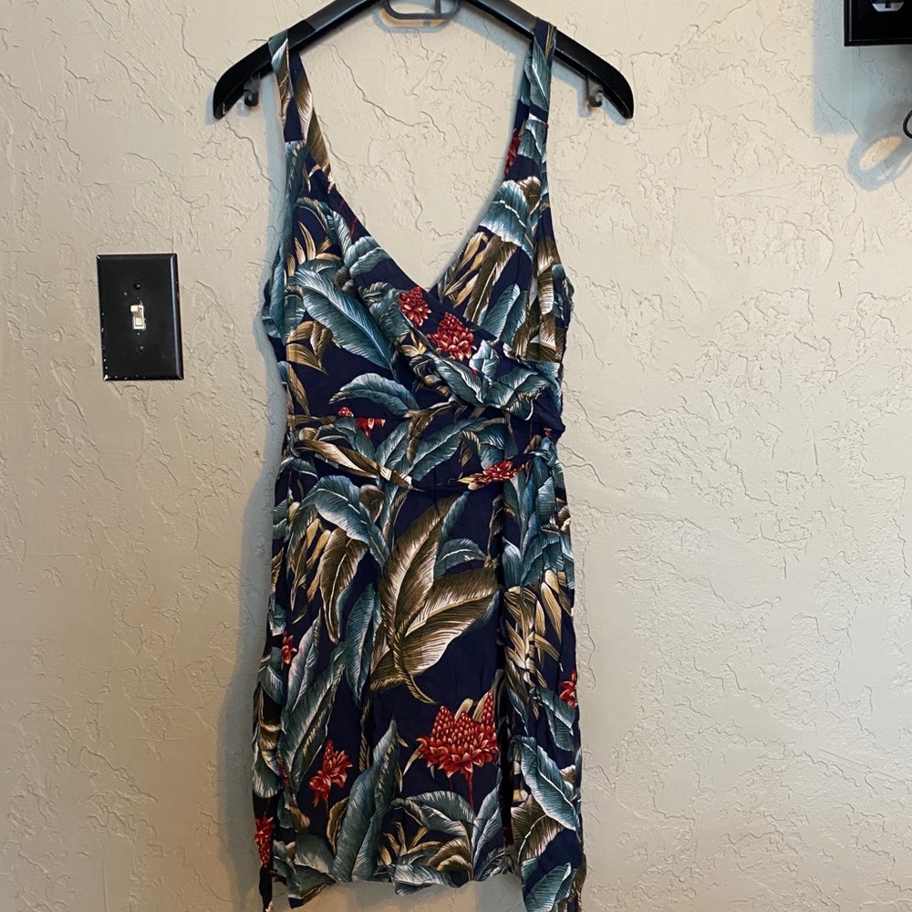 Blue floral Dress